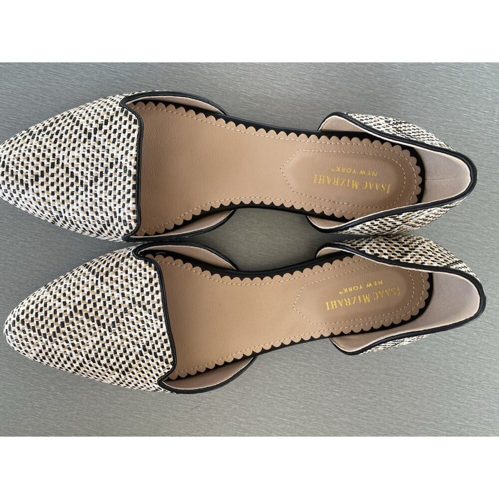 ISSAC MIZRAHI Women's Pointed Flats Size 8 Preppy Career Office Shoes - Picture 12 of 13